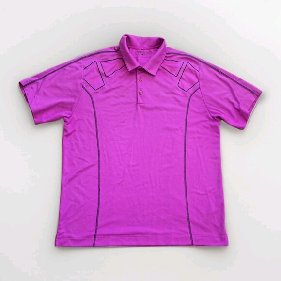 Nike Golf Men’s Dri-Fit Polo Shirt Pink‎ / Purple Size Large - Picture 1 of 6
